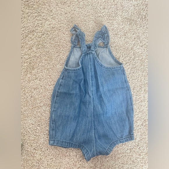 Baby girl 6 month spring summer bundle 4 items 6-12 month like new floral denim - Picture 6 of 15